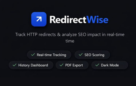 RedirectWise interface preview