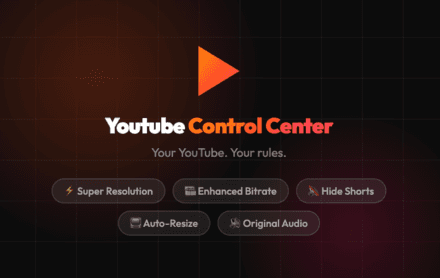 YouTube Control Center